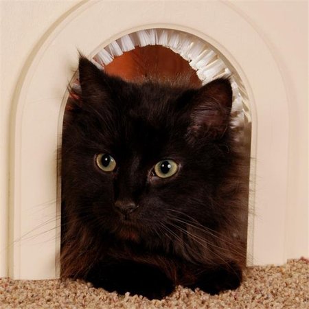 PETICARE Pet Door for Cats with Removeable Brush - PE105114